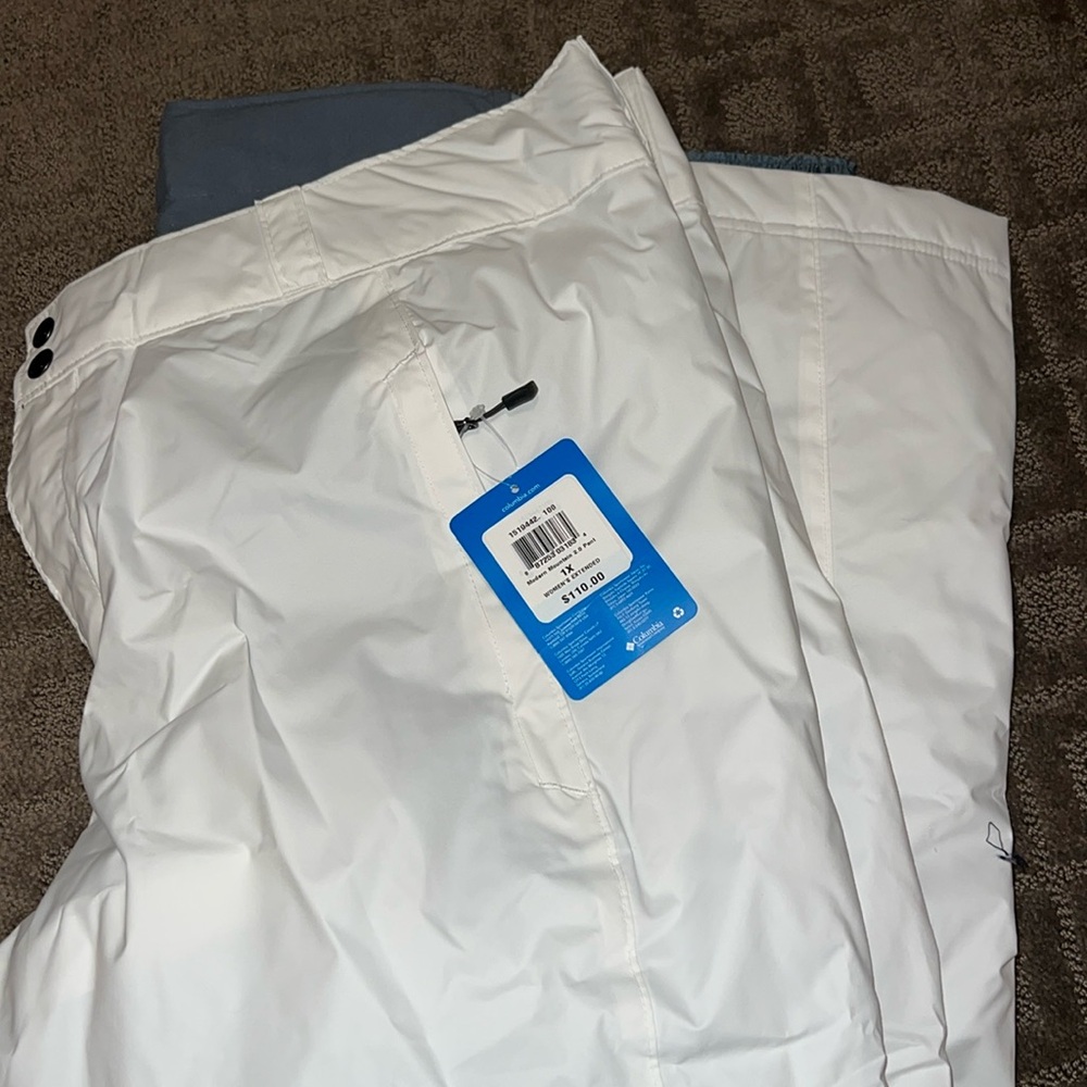 Columbia Waterproof Modern Mountain 2.0 Pant - Size 1X - Color White